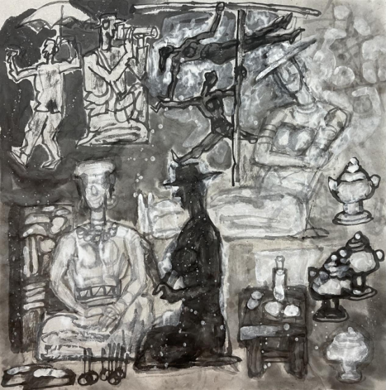 丝绸之路——杨晓阳丝路四十年好意思术创作暨文件展（新疆站）在新疆好意思术馆开幕