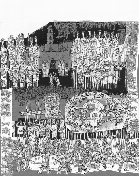 丝绸之路——杨晓阳丝路四十年好意思术创作暨文件展（新疆站）在新疆好意思术馆开幕