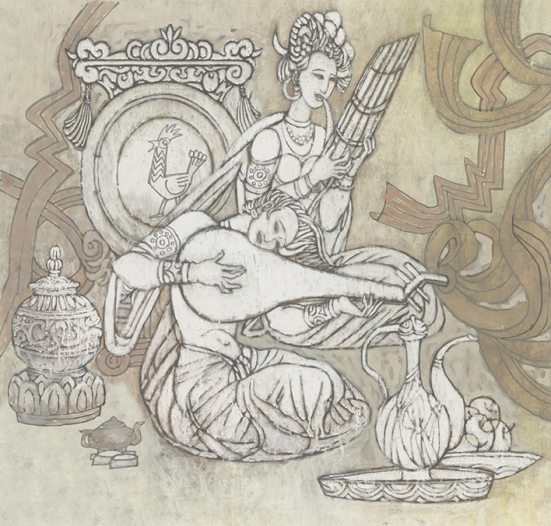 丝绸之路——杨晓阳丝路四十年好意思术创作暨文件展（新疆站）在新疆好意思术馆开幕