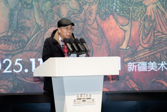 丝绸之路——杨晓阳丝路四十年好意思术创作暨文件展（新疆站）在新疆好意思术馆开幕