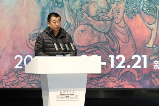 丝绸之路——杨晓阳丝路四十年好意思术创作暨文件展（新疆站）在新疆好意思术馆开幕