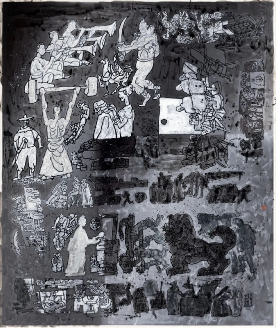 丝绸之路——杨晓阳丝路四十年好意思术创作暨文件展（新疆站）在新疆好意思术馆开幕