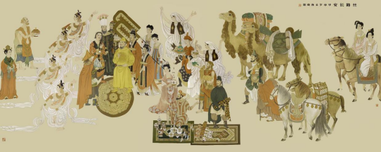 丝绸之路——杨晓阳丝路四十年好意思术创作暨文件展（新疆站）在新疆好意思术馆开幕