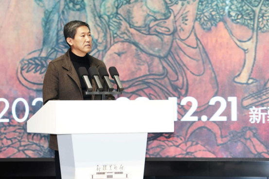 丝绸之路——杨晓阳丝路四十年好意思术创作暨文件展（新疆站）在新疆好意思术馆开幕