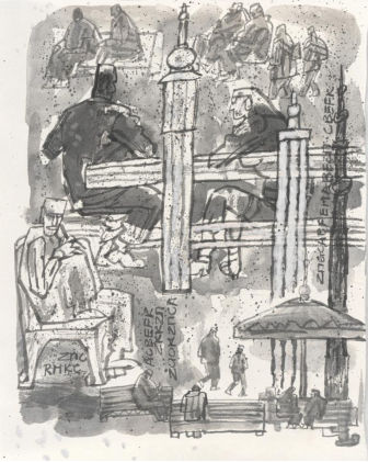 丝绸之路——杨晓阳丝路四十年好意思术创作暨文件展（新疆站）在新疆好意思术馆开幕