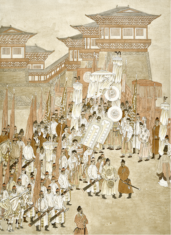 丝绸之路——杨晓阳丝路四十年好意思术创作暨文件展（新疆站）在新疆好意思术馆开幕